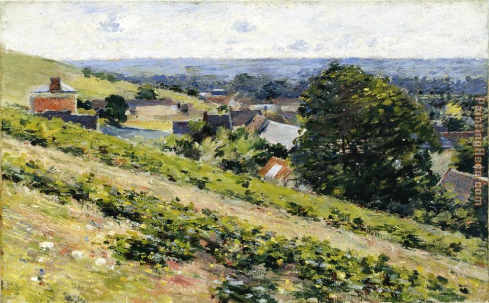 From the Hill Giverny painting - Theodore Robinson From the Hill Giverny art painting